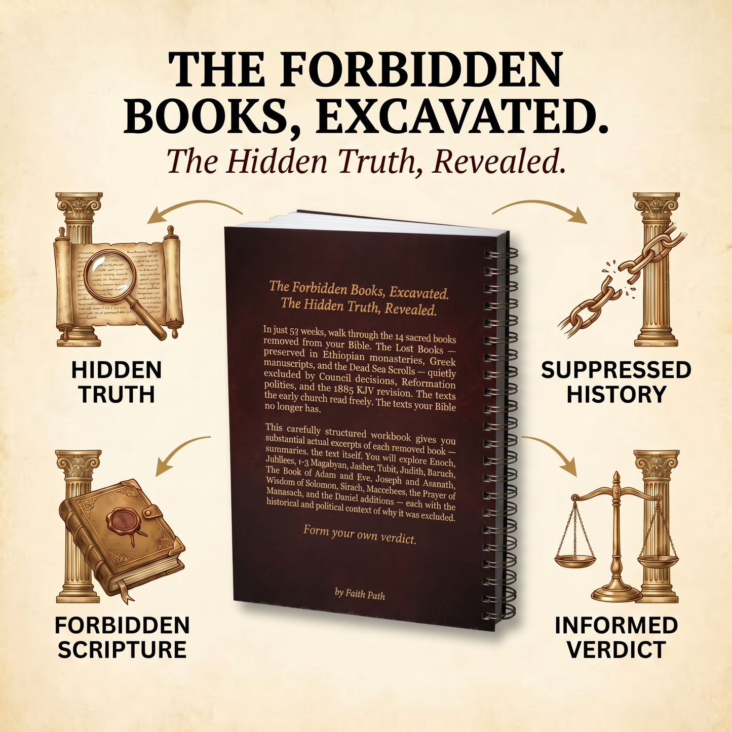 The Lost Books of the Bible: 52 Week Workbook for Adults