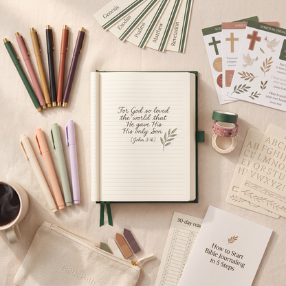 Bible Journaling Kit — Complete 130-Piece Bundle