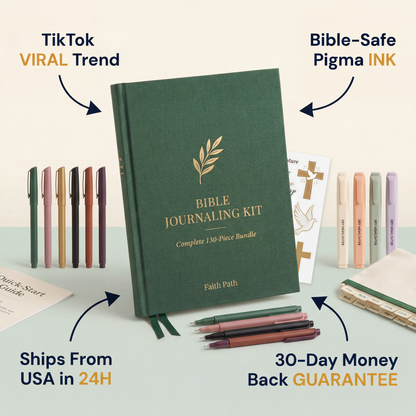 Bible Journaling Kit — Complete 130-Piece Bundle