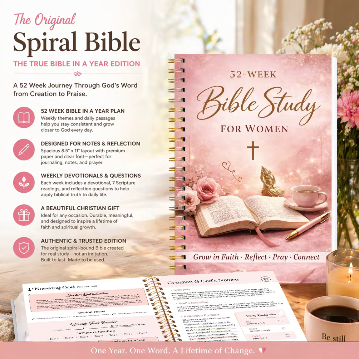 Grow in Faith: 52-Week Bible Study for Women