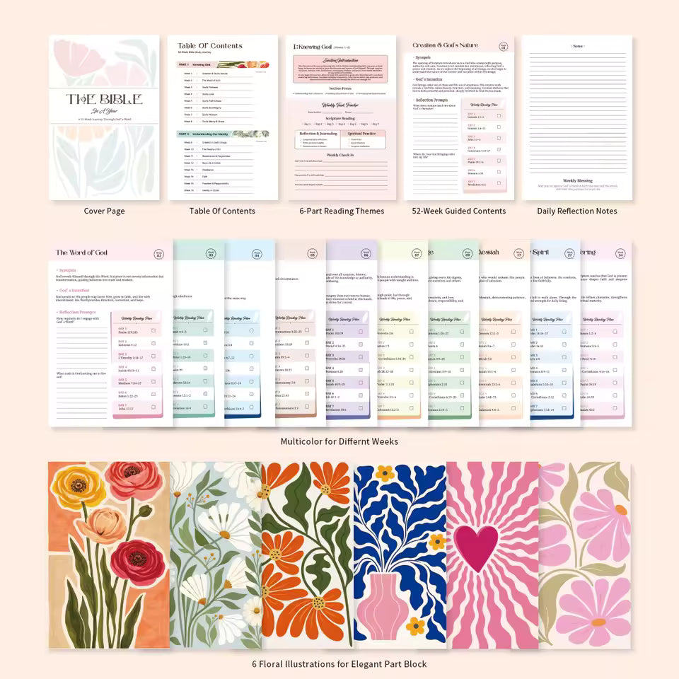 The Bible in a Year for Women: 52-Week Guided Study
