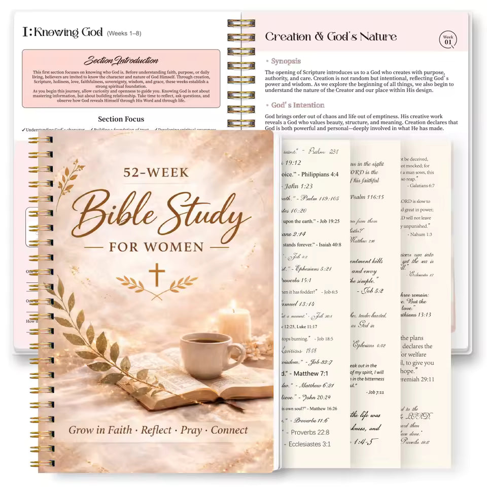 The Bible in a Year for Women: 52-Week Guided Study