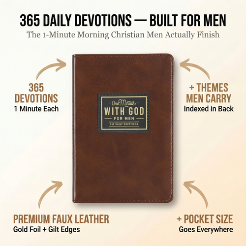 One Minute with God for Men: 365 Days Devotional Journal
