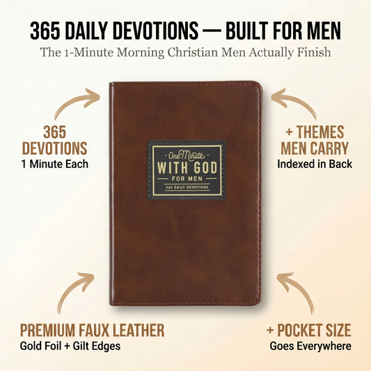 One Minute with God for Men: 365 Days Devotional Journal