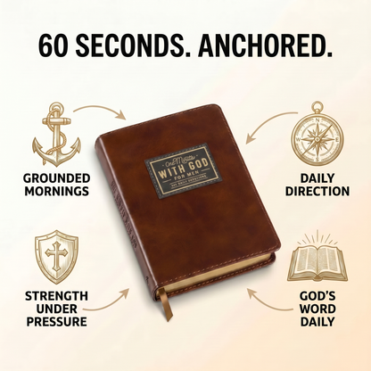 One Minute with God for Men: 365 Days Devotional Journal