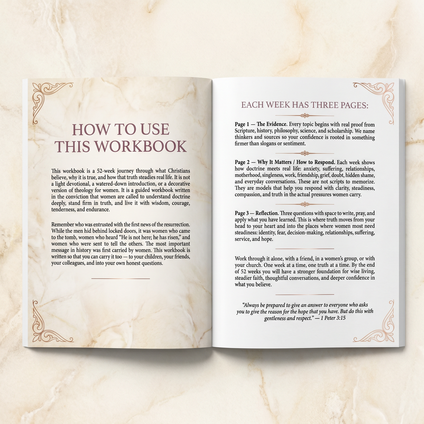 Systematic Theology for Women: 52 Week Workbook