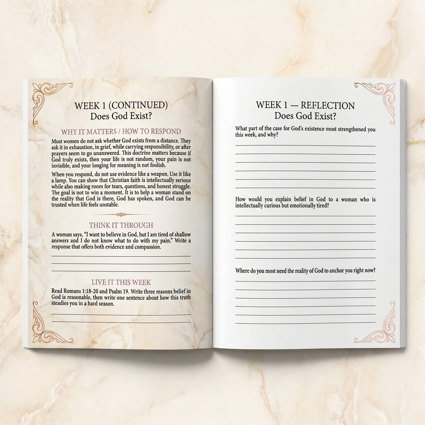 Systematic Theology for Women: 52 Week Workbook
