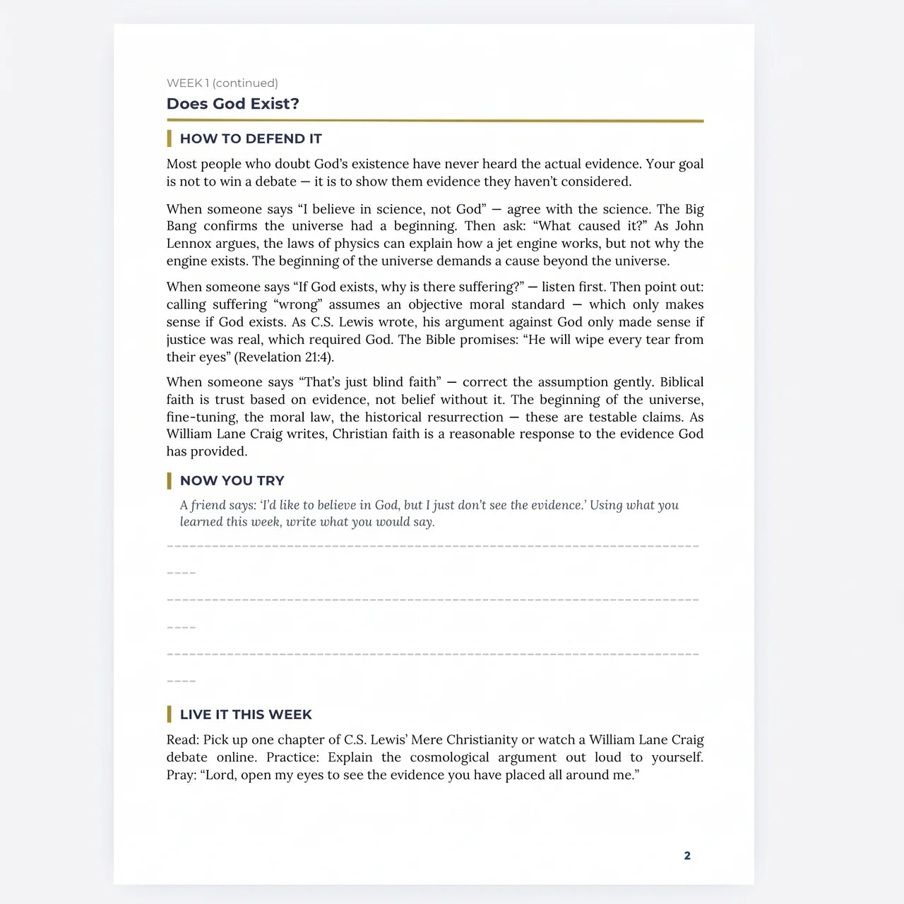 Systematic Theology: 52 Week Workbook for Adults