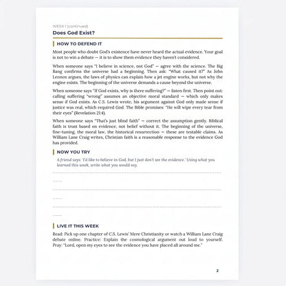 Systematic Theology: 52 Week Workbook for Adults