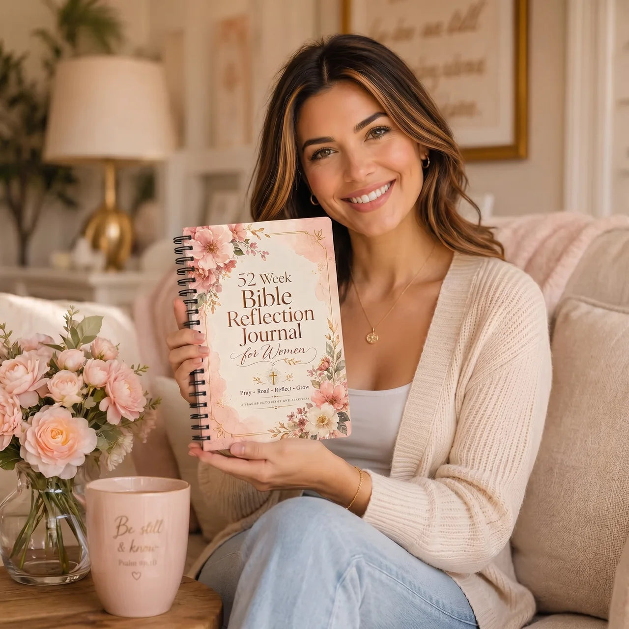 A Year With God: 52 Week Bible Reflection Journal for Women